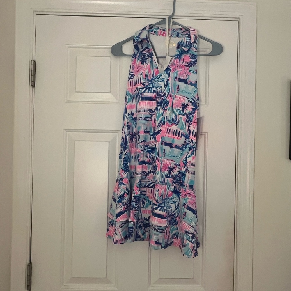 NWT Lilly Pulitzer Luxletic Dana Dress/ Golf Dress with under shorts